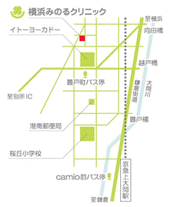 横浜みのるクリニック_map